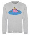 Sweatshirt Papa Pig and the Ducks sport-grey фото