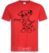 Men's T-Shirt Marshall's a super hero red фото