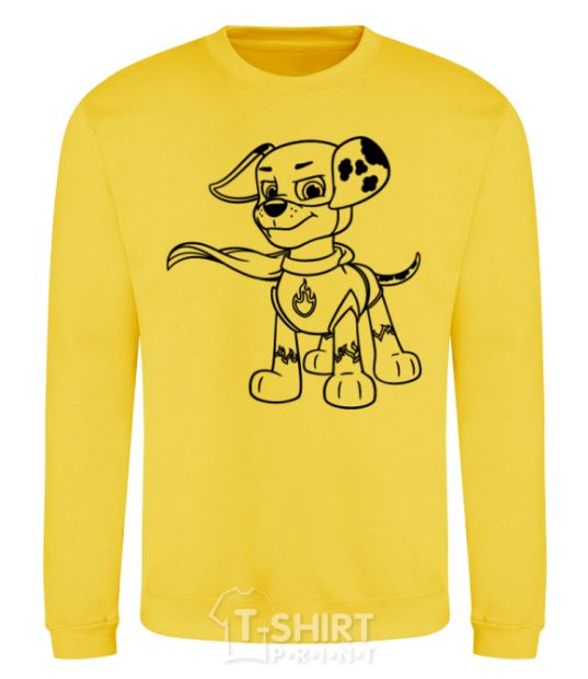 Sweatshirt Marshall's a super hero yellow фото