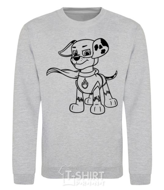 Sweatshirt Marshall's a super hero sport-grey фото