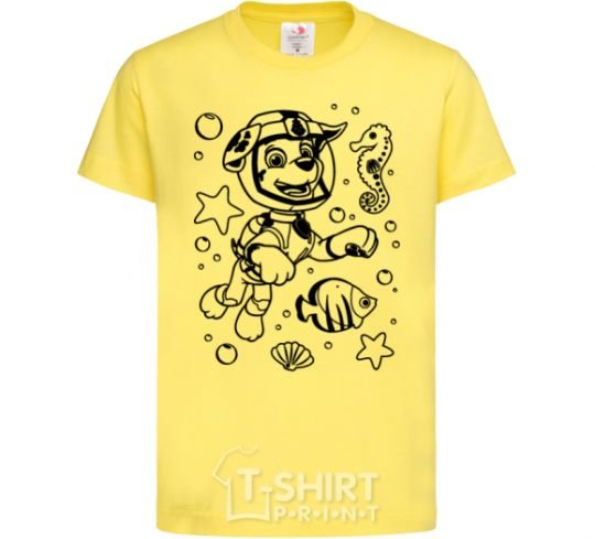 Kids T-shirt Marshall Underwater World cornsilk фото