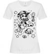 Women's T-shirt Marshall Underwater World White фото