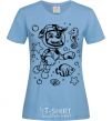 Women's T-shirt Marshall Underwater World sky-blue фото