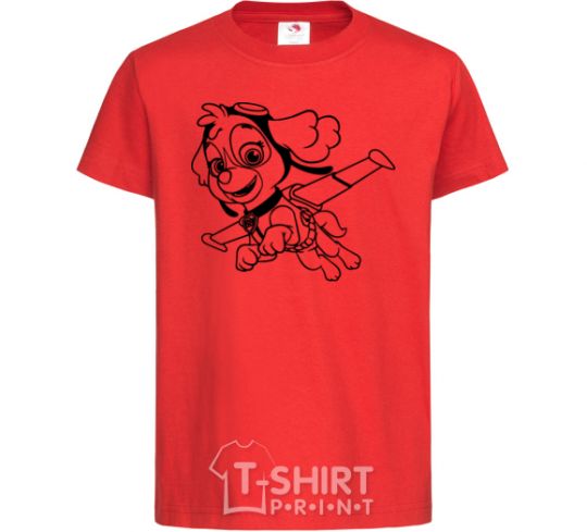 Детская футболка Скай Красный фото