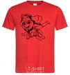 Men's T-Shirt Sky red фото