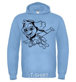 Men`s hoodie Sky sky-blue фото