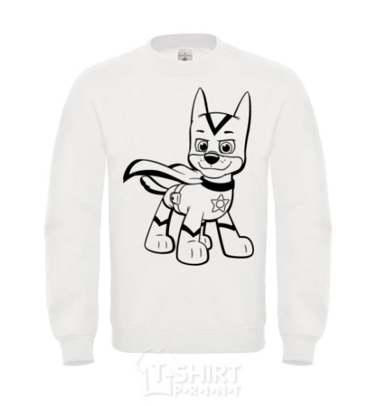 Sweatshirt Super Chase White фото