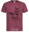 Men's T-Shirt Super Chase burgundy фото