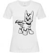 Women's T-shirt Super Chase White фото