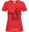 Women's T-shirt Super Chase red фото