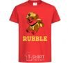 Kids T-shirt Rubble red фото