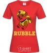 Женская футболка Rubble Красный фото