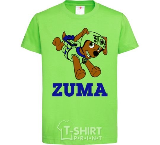Детская футболка Zuma Лаймовый фото