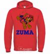 Men`s hoodie Zuma bright-red фото