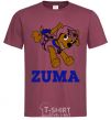 Men's T-Shirt Zuma burgundy фото