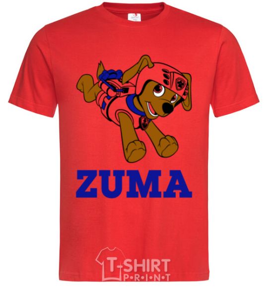 Men's T-Shirt Zuma red фото