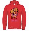 Men`s hoodie Skye bright-red фото