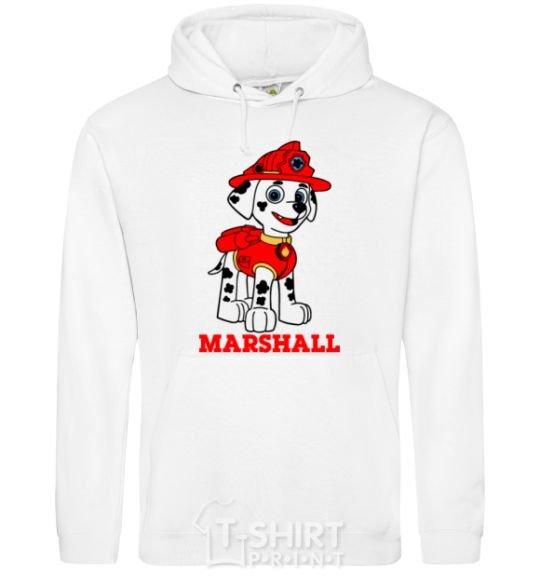 Men`s hoodie Marshall White фото