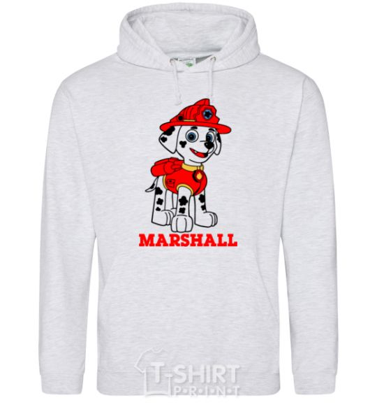 Men`s hoodie Marshall sport-grey фото