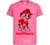 Детская футболка Marshall Ярко-розовый фото