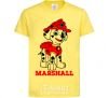 Kids T-shirt Marshall cornsilk фото