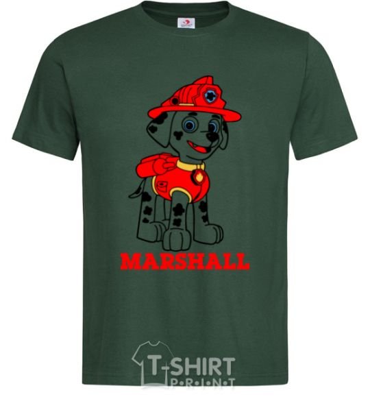 Men's T-Shirt Marshall bottle-green фото