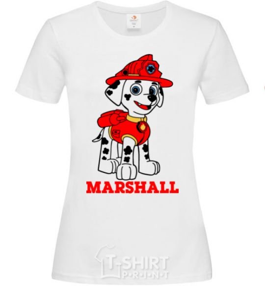 Women's T-shirt Marshall White фото