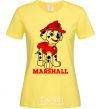 Women's T-shirt Marshall cornsilk фото