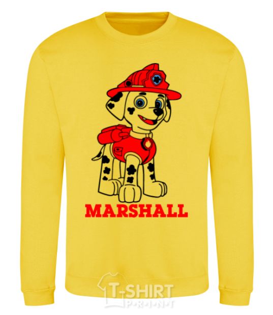 Sweatshirt Marshall yellow фото