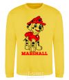 Sweatshirt Marshall yellow фото