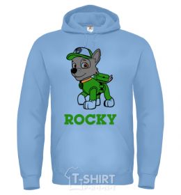Men`s hoodie Rocky sky-blue фото