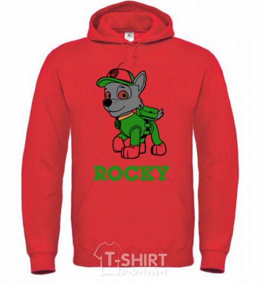 Men`s hoodie Rocky bright-red фото