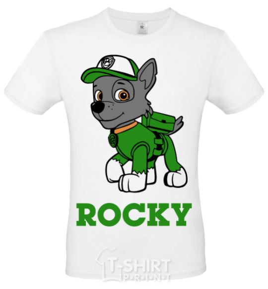 Men's T-Shirt Rocky White фото