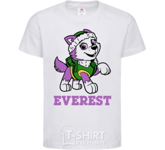 Kids T-shirt Everest White фото