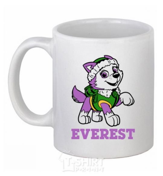 Ceramic mug Everest White фото