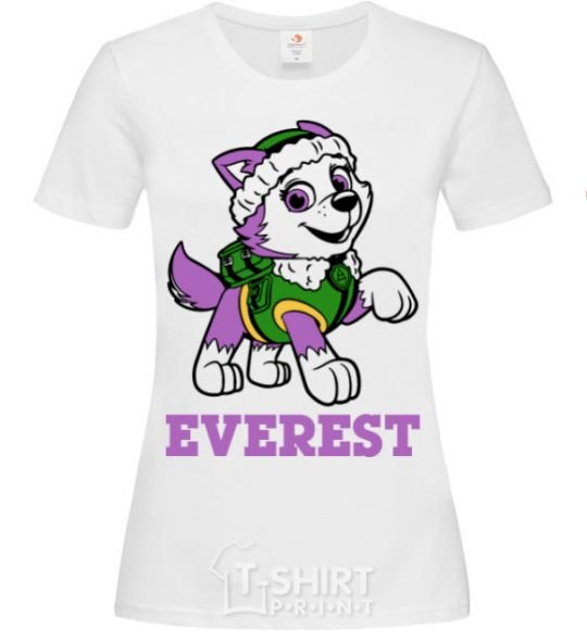 Women's T-shirt Everest White фото