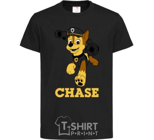 Kids T-shirt Chase black фото