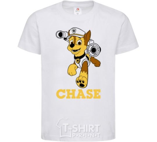 Kids T-shirt Chase White фото