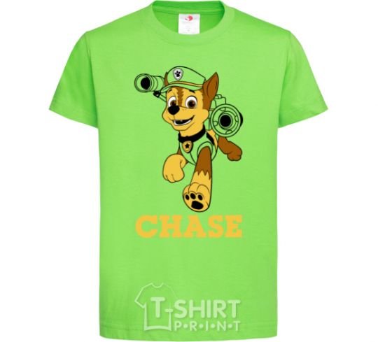 Детская футболка Chase Лаймовый фото