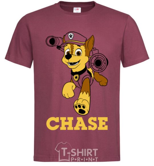 Men's T-Shirt Chase burgundy фото