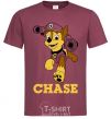 Men's T-Shirt Chase burgundy фото