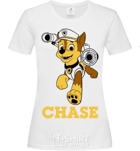 Women's T-shirt Chase White фото