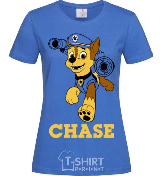 Женская футболка Chase Ярко-синий фото