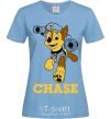 Women's T-shirt Chase sky-blue фото