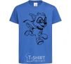 Kids T-shirt Super Rocky royal-blue фото