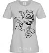 Women's T-shirt Super Rocky grey фото