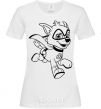 Women's T-shirt Super Rocky White фото