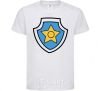 Kids T-shirt Racer's badge White фото