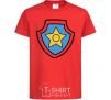 Kids T-shirt Racer's badge red фото