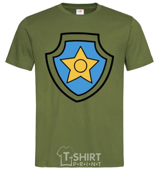 Men's T-Shirt Racer's badge millennial-khaki фото